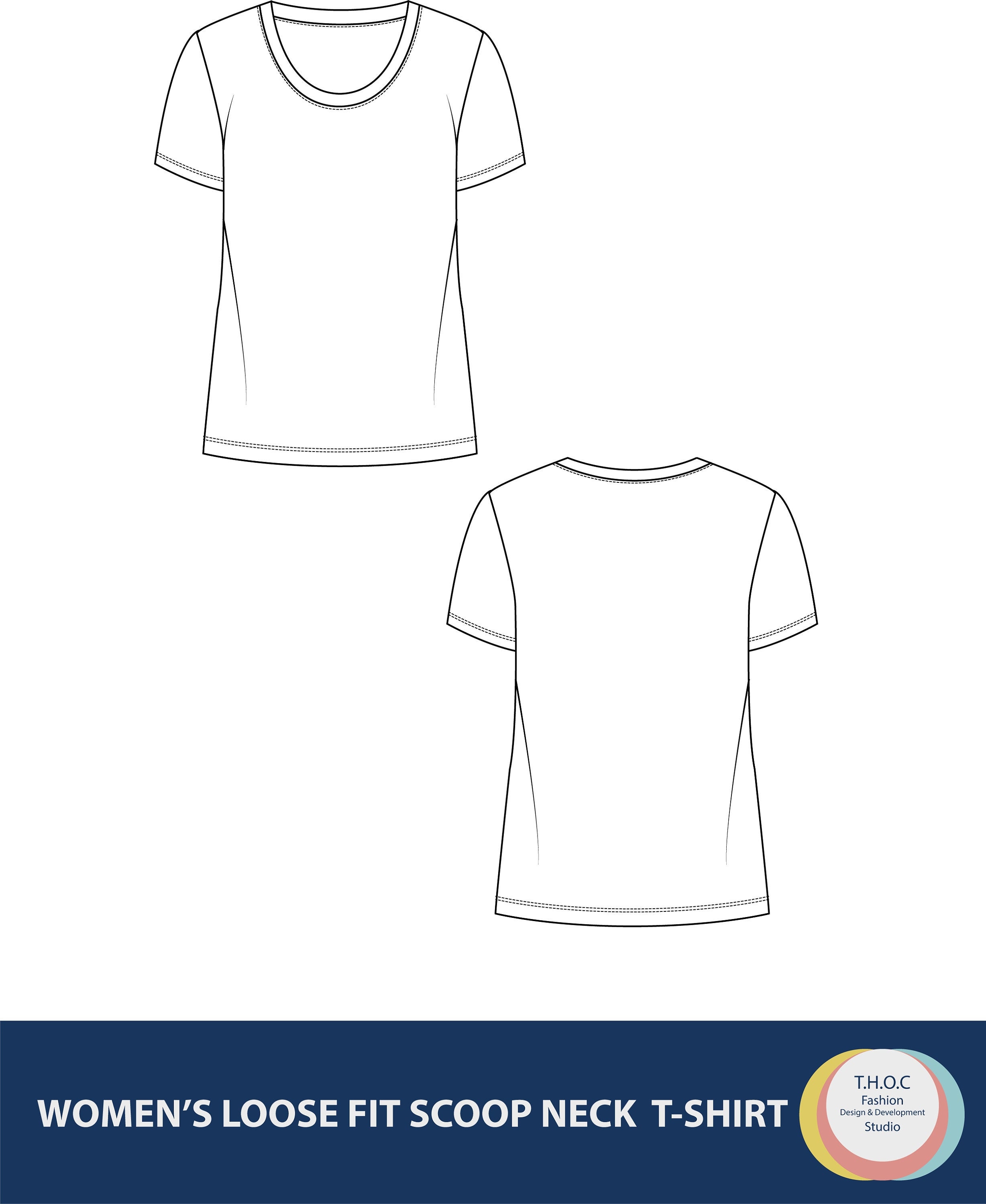 2 Fashion technical sketches women shirt with vector. | Womens shirts,  Shirts, Fashion