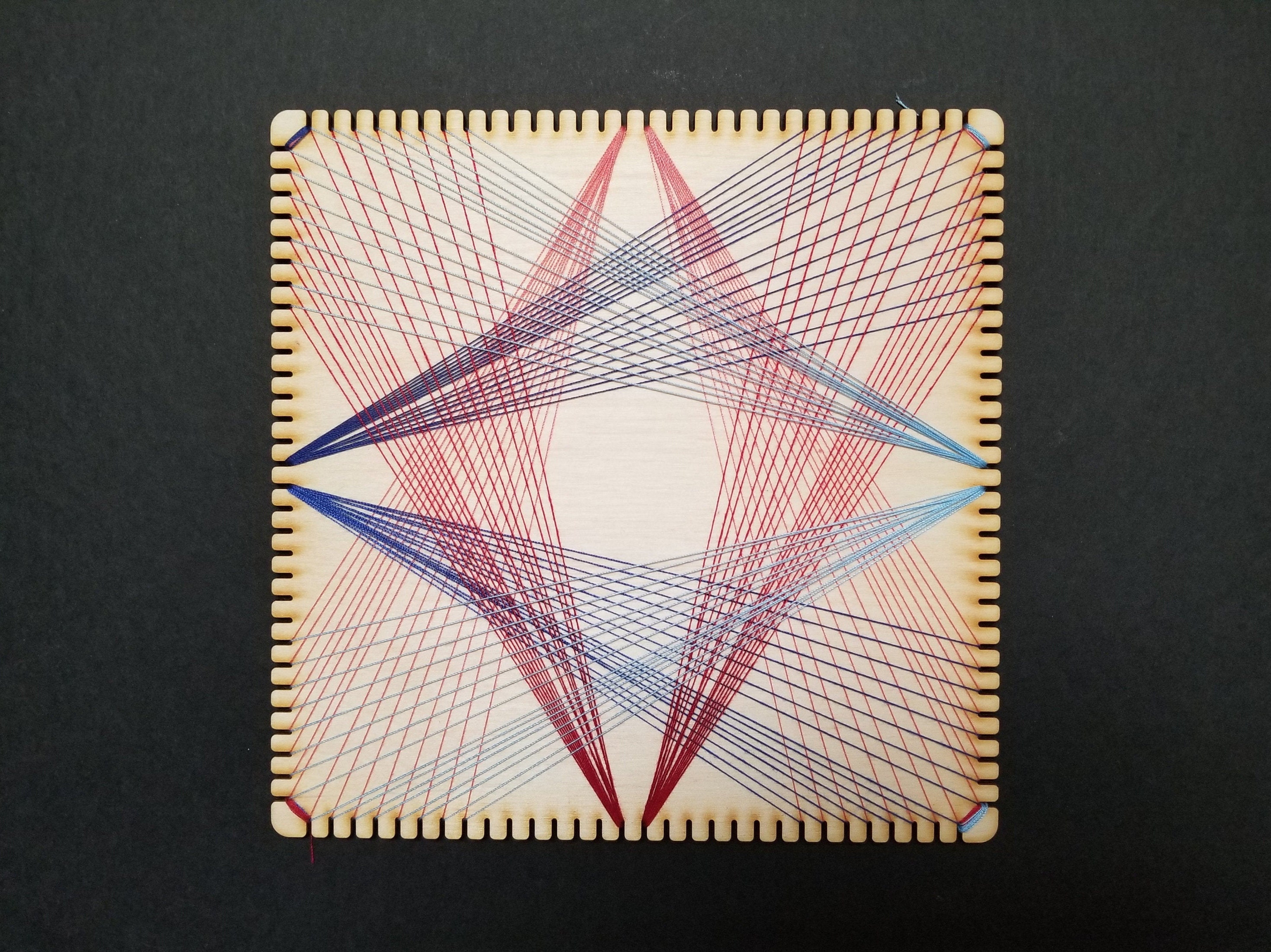 String Board Kit DIY String Art 8 Square Etsy