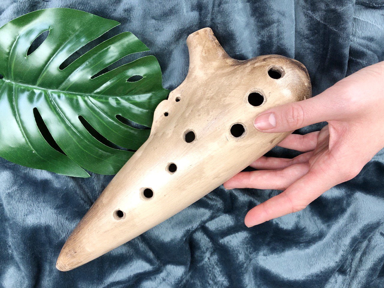 Ocarina C Okarina Ceramic Clay Musical Instrument Etsy