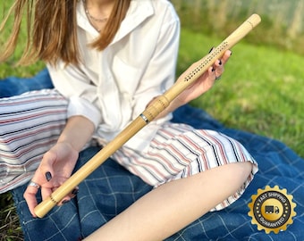 Overtone flute - Huculska Tylynka - Tilinko - Koncavka - Flute Sopilka - Ukrainian Flute - Folk Musical Gift - Eurovision Flute Ukraine Band