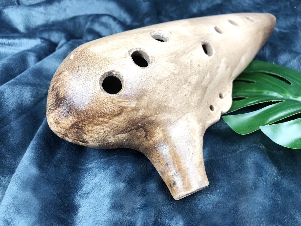 Ocarina C Okarina Ceramic Clay Musical Instrument Etsy