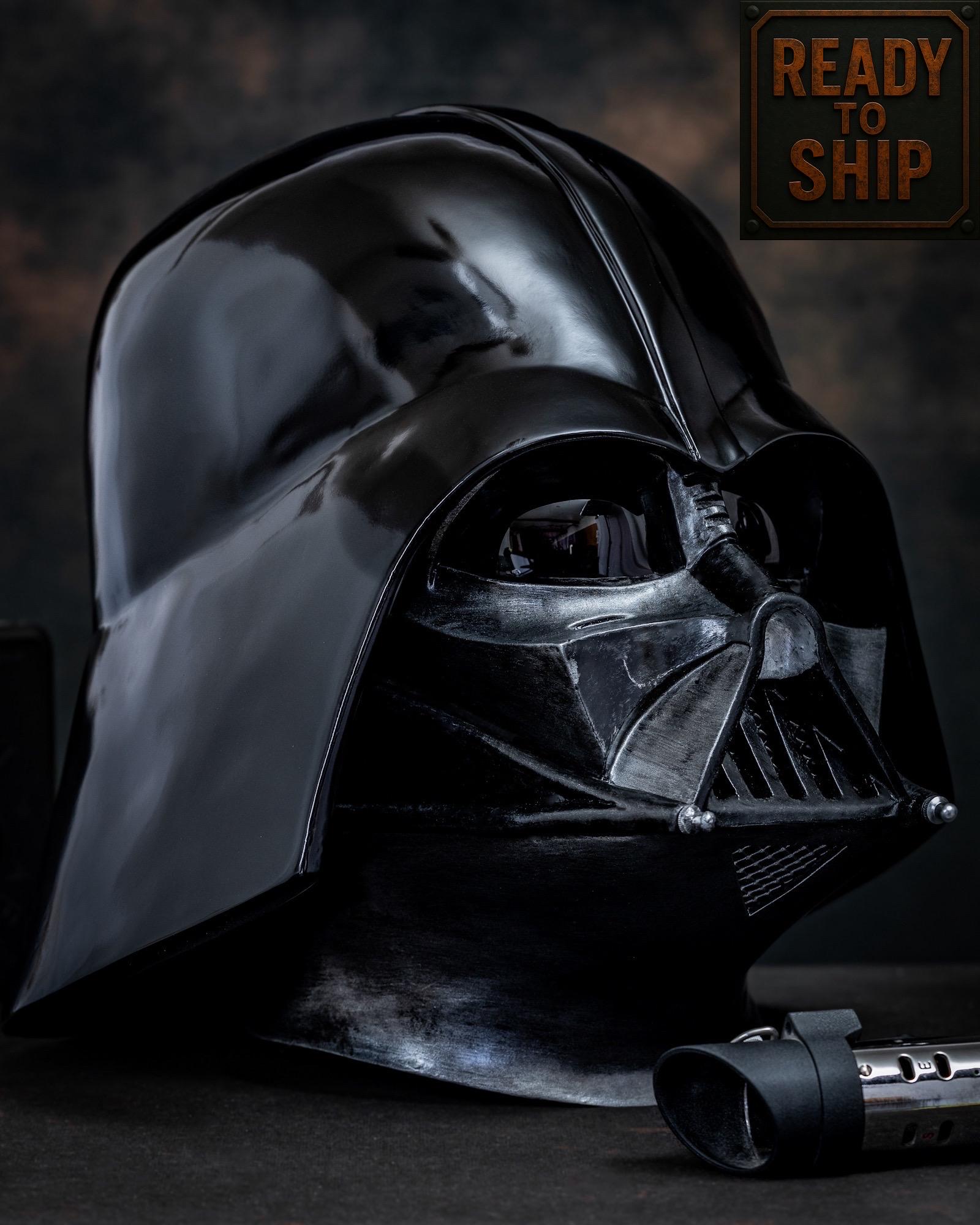 ダース・ベイダー ヘルメット ANH ダース・ベイダー 本物鋳造ラインエイジドヘルメット - Etsy