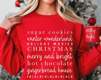 christmas sweatshirt, christmas pjs, Christmas sweatshirt, Christmas clothing