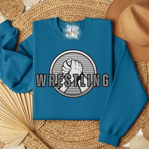 Wrestling Sweatshirt, Wrestling Design, Sport, Wrestling Kleidung, Wrestling DTF gedruckte Kleidung