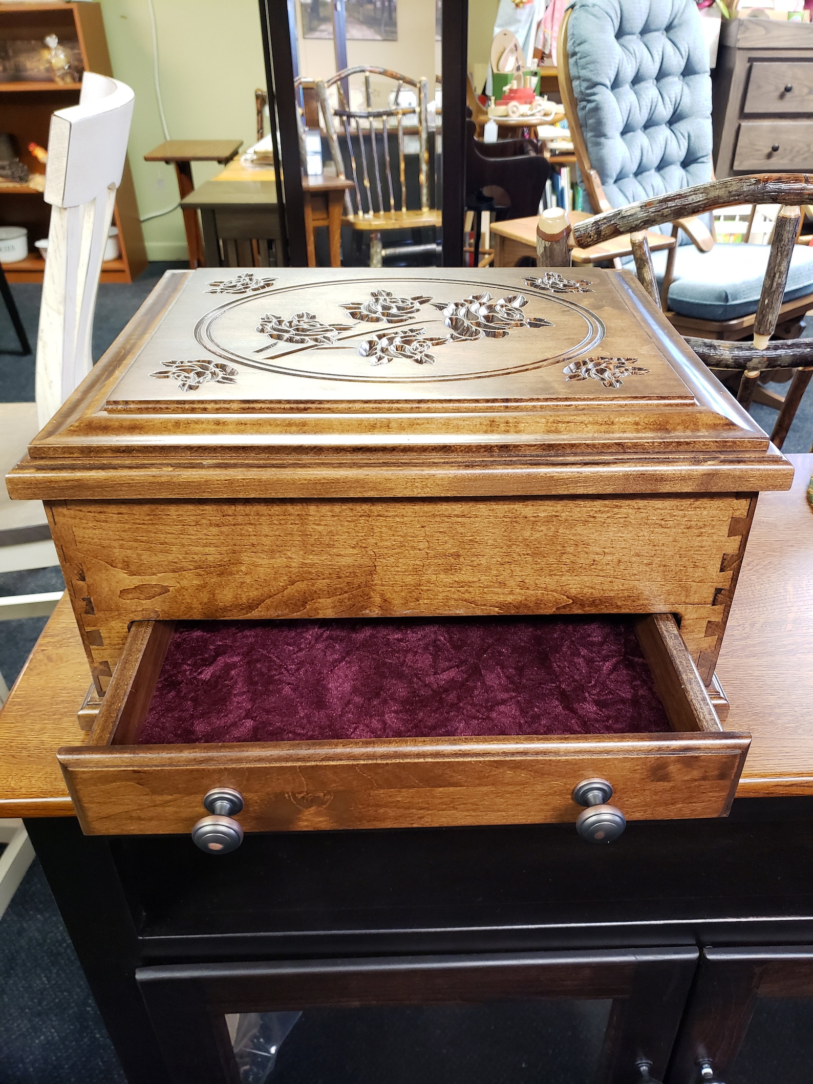 Amish Jewelry Box Etsy