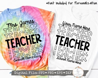 Download Teacher Shirt Svg Etsy