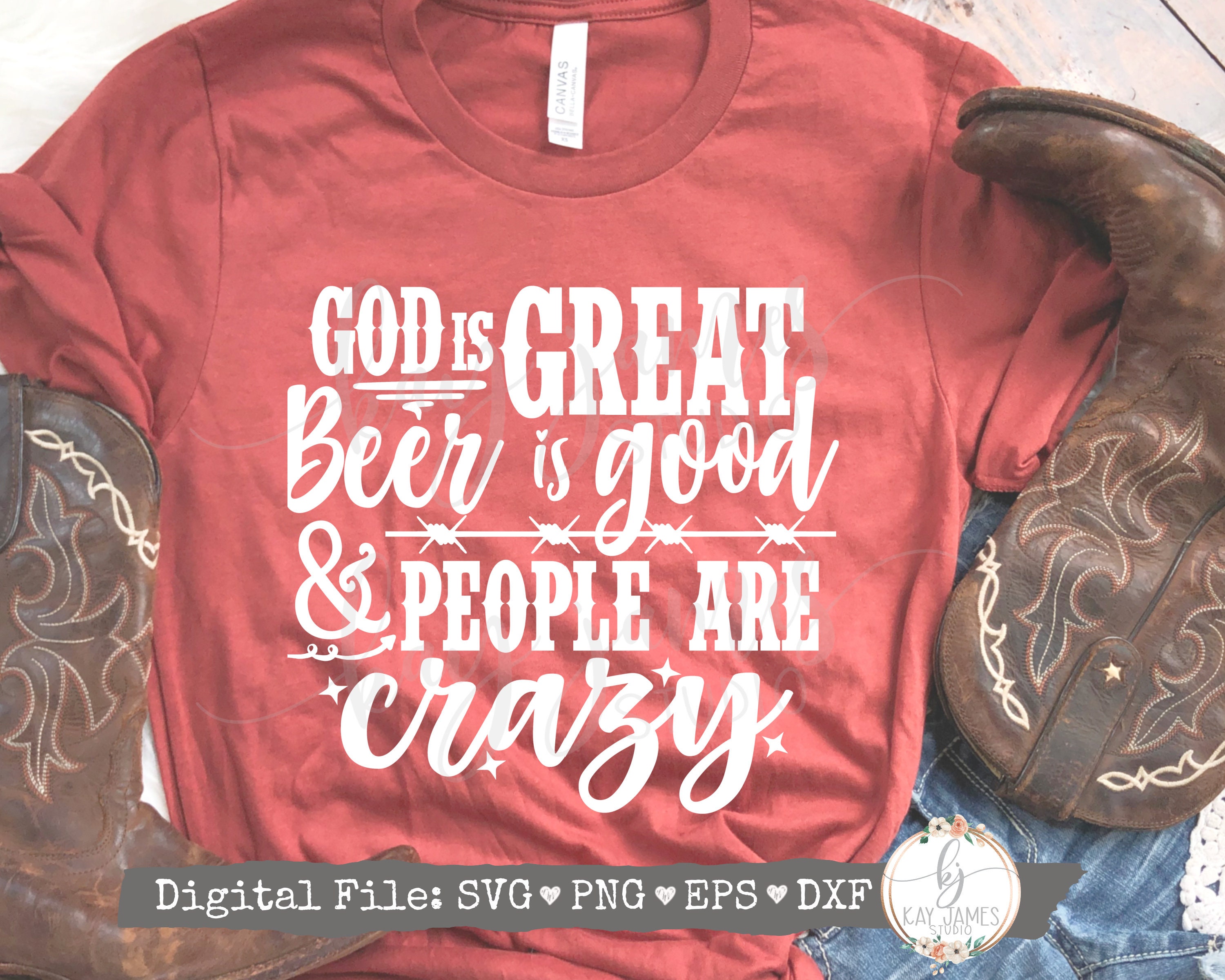 Download God is Great Beer is Good & People are Crazy SVG / Rodeo ...