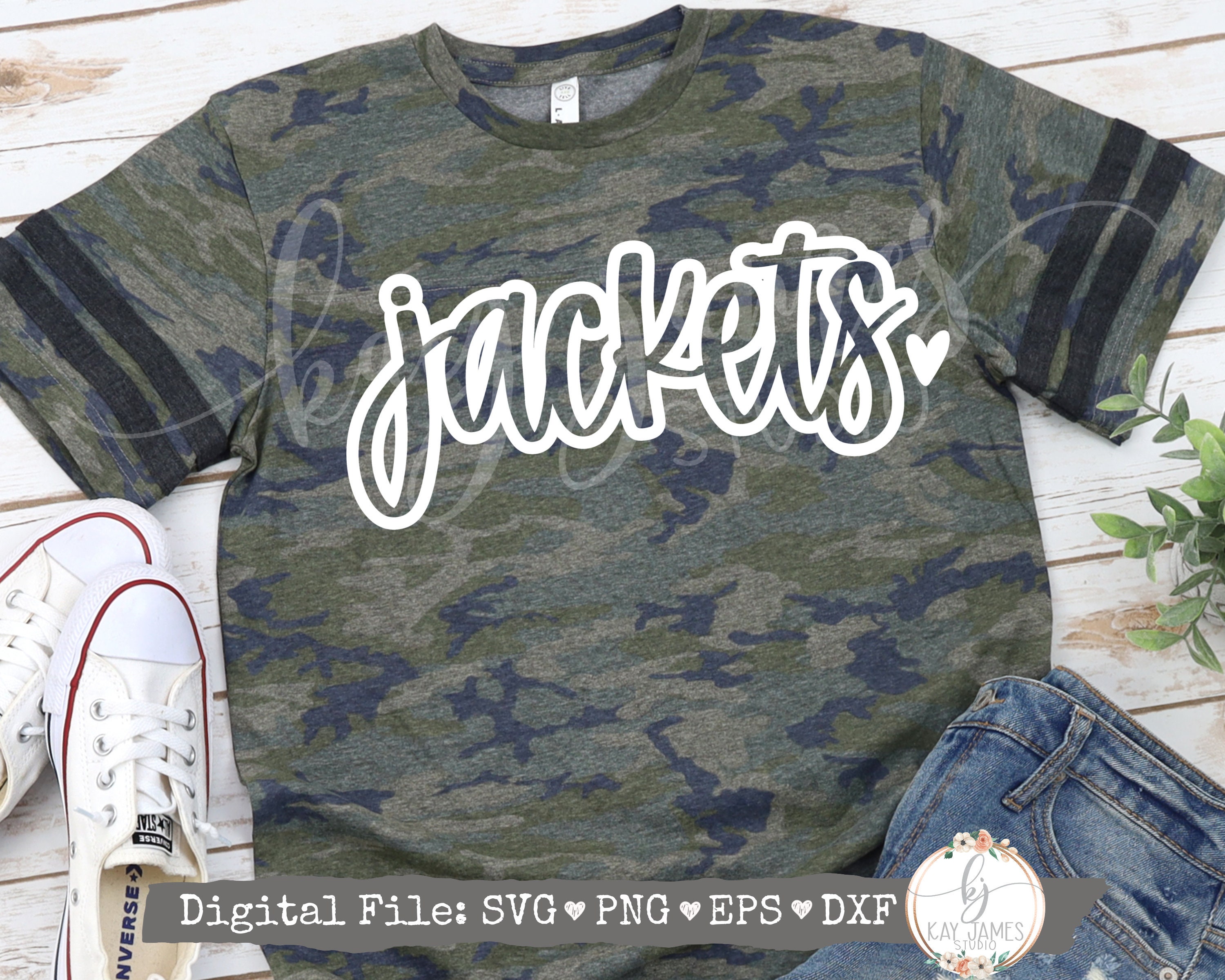 Jackets Mascot SVG / Jackets SVG / Football SVG / Digital Cut File