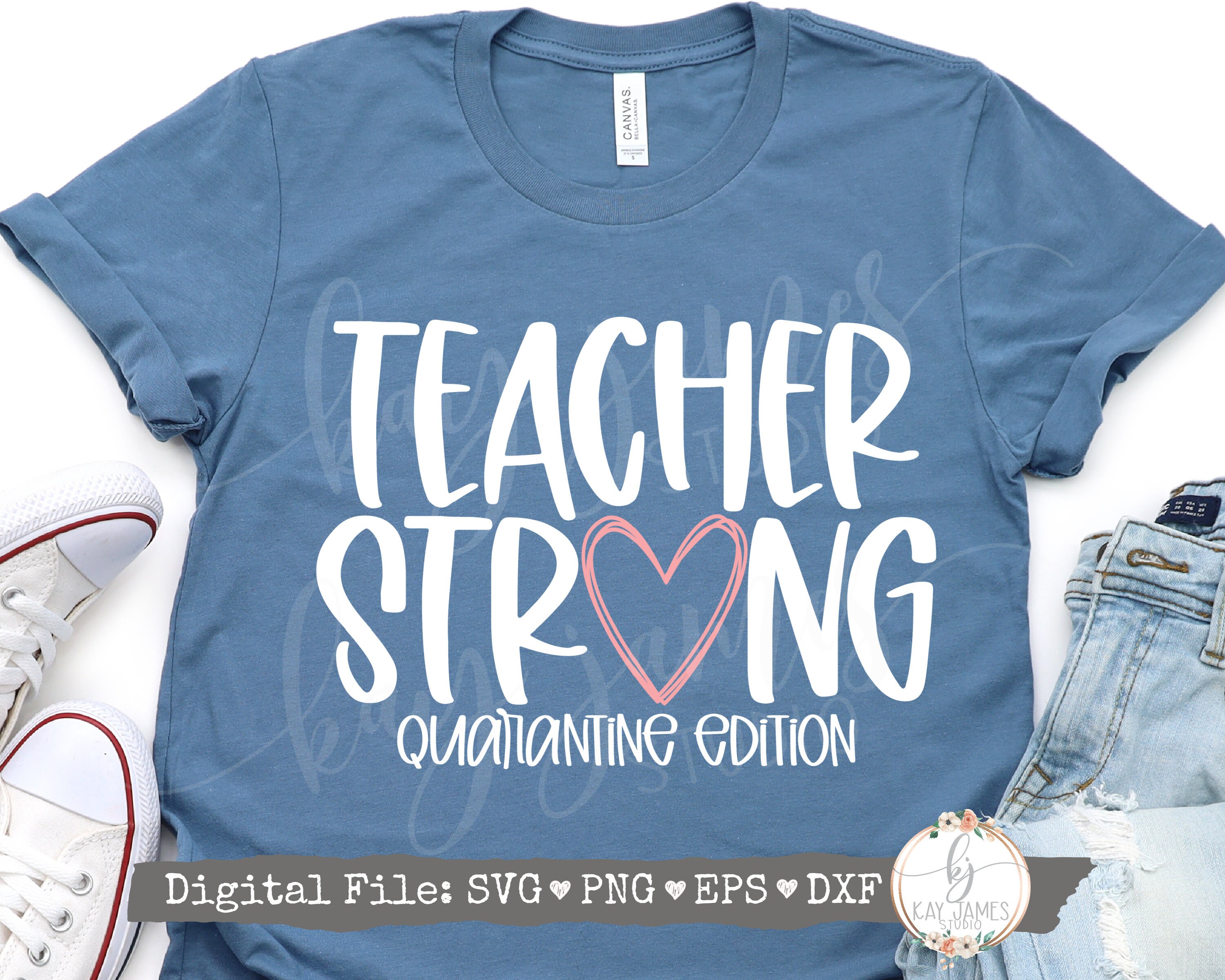 Download Teacher Strong Quarantine Edition Svg Teacher Svg Back To Etsy