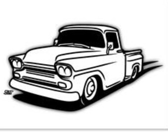 Free Free 134 1957 Chevy Truck Svg SVG PNG EPS DXF File