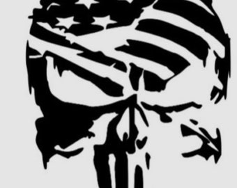 Download Punisher Flag Svg Etsy