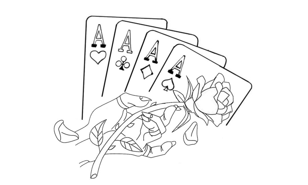 4 Aces Svg Instant Download Commercial Use Etsy