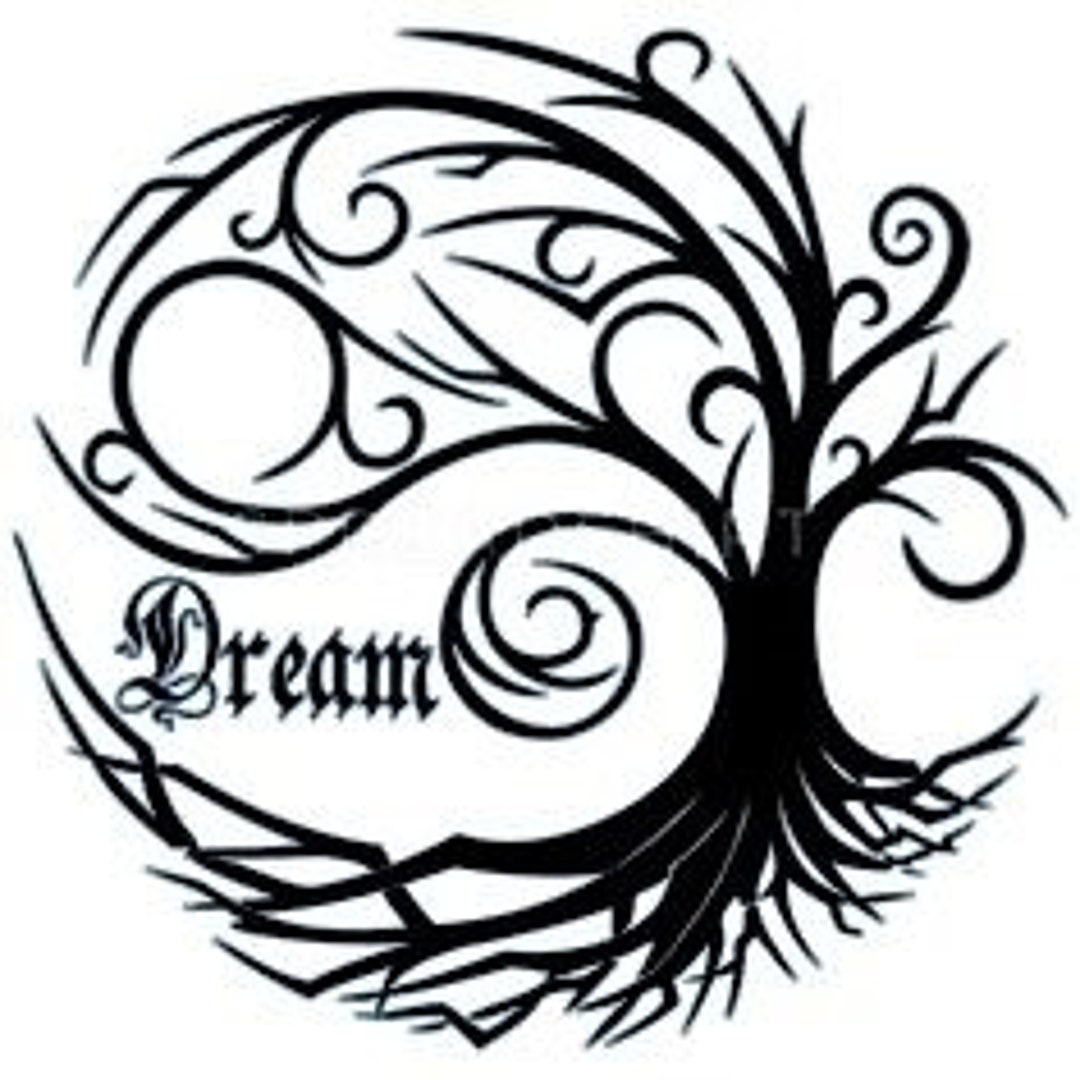 Dream Tree Svg File Instant Download Commercial Use Etsy