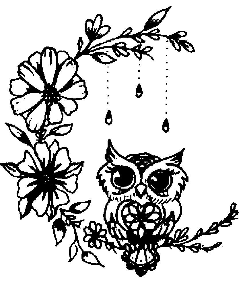Download Owl and crescent moon dreamcatcher svg file | Etsy