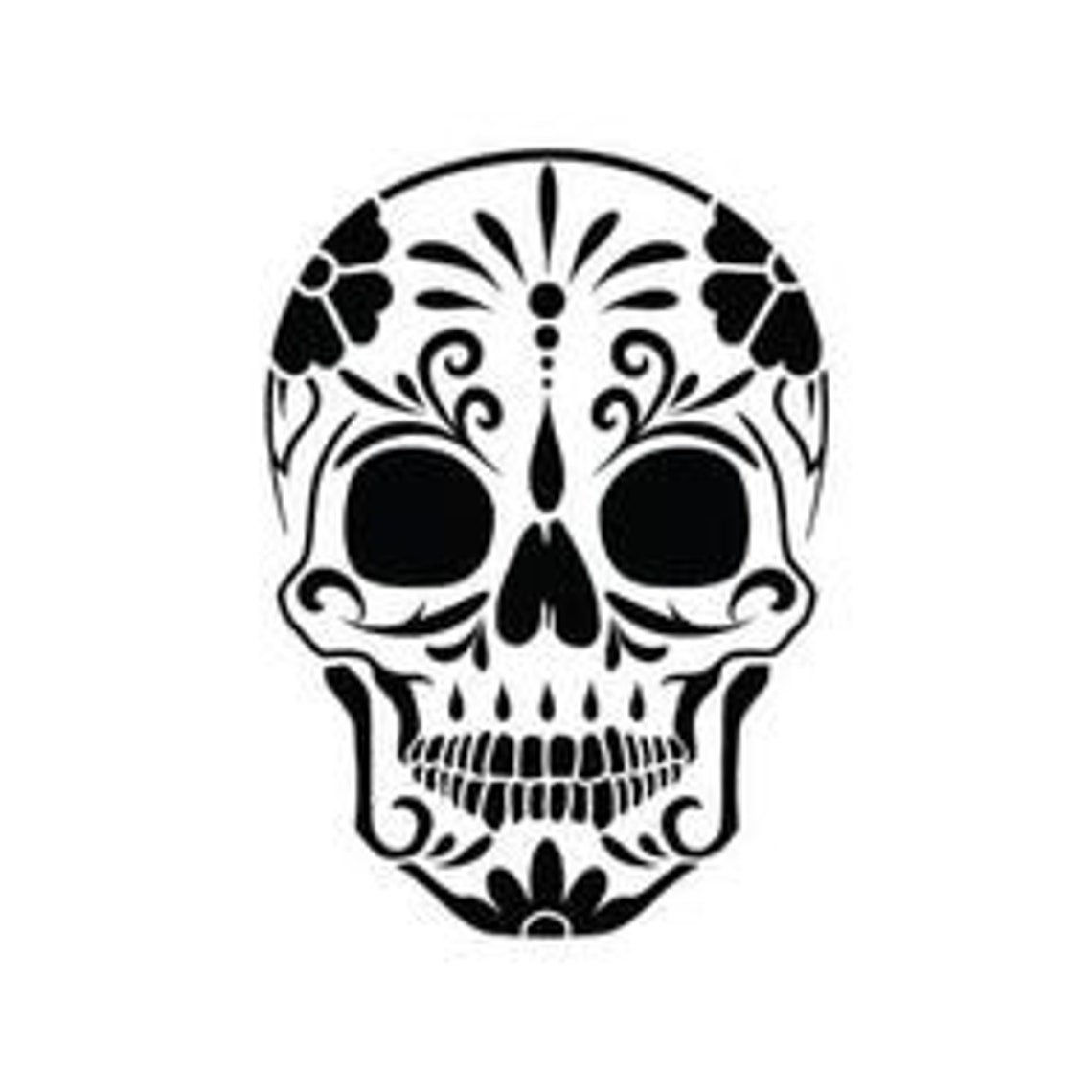 Calavera de azúcar un archivo svg | Etsy