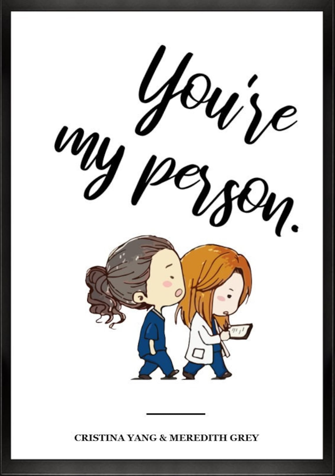 You Are My Person Meredith Grey