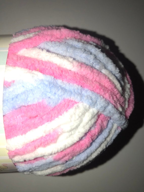 Bernat Baby Blanket Big Ball Yarn-Pink & Blue Ombre, 1 count - Pay