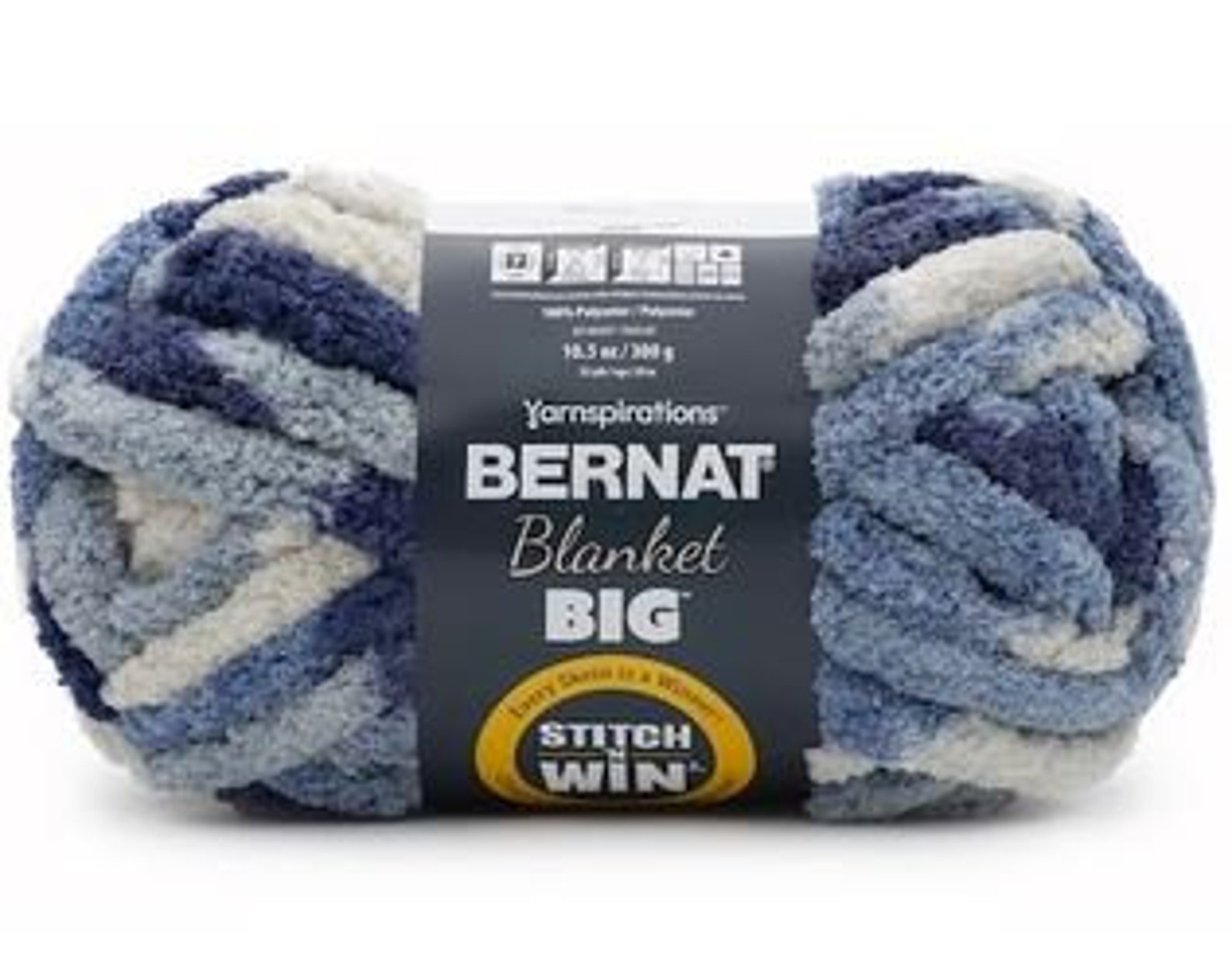 Bernat BIG Blanket Yarn Moody Blues 16122626080 Chunky Etsy