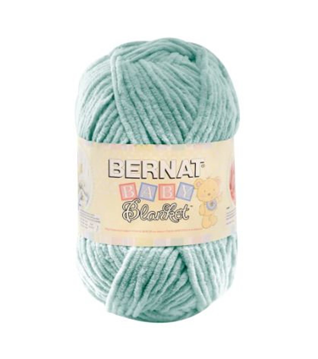 Bernat Baby Blanket Yarn, Big Ball, Sea Foam, Super Bulky Yarn