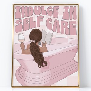 donna che beve vino, stampa vasca da bagno, bianco e nero, arte della parete del bagno, poster femminista, arredamento del bagno per ragazze, belle arti, download digitale