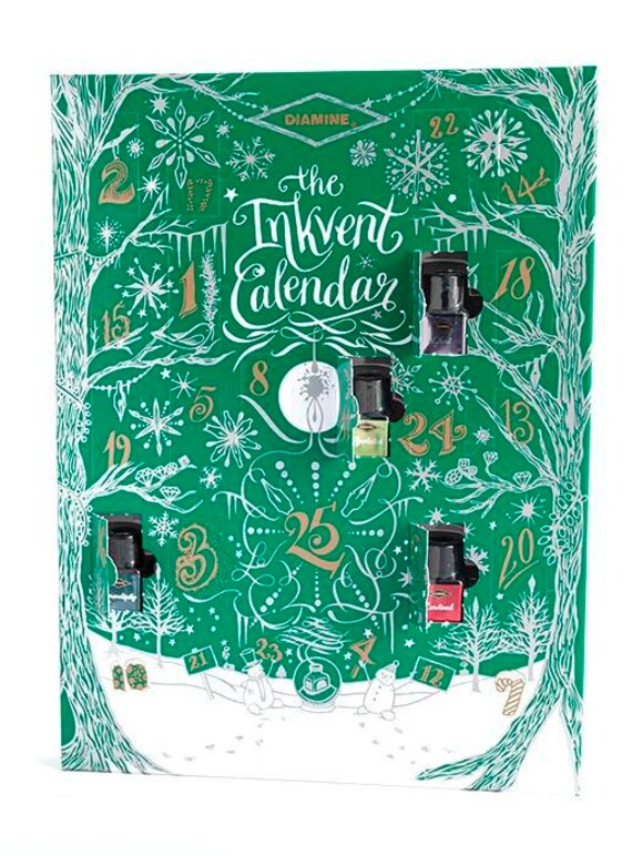 Ink Advent Calendar Diamine Inkvent Calendar 2022 Green Etsy