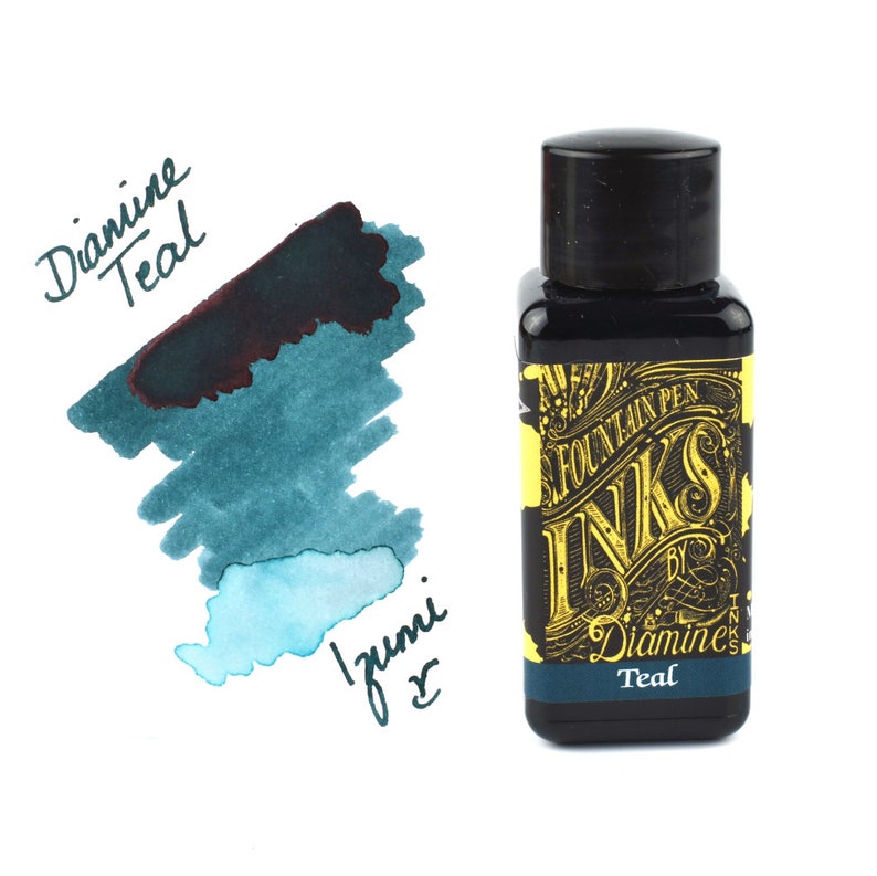 Diamine Teal Fountain Pen Ink 30ml Etsy