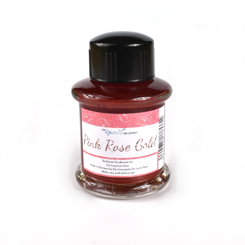 De Atramentis Pink Rose Gold Fountain Pen Ink Exclusive to Etsy UK
