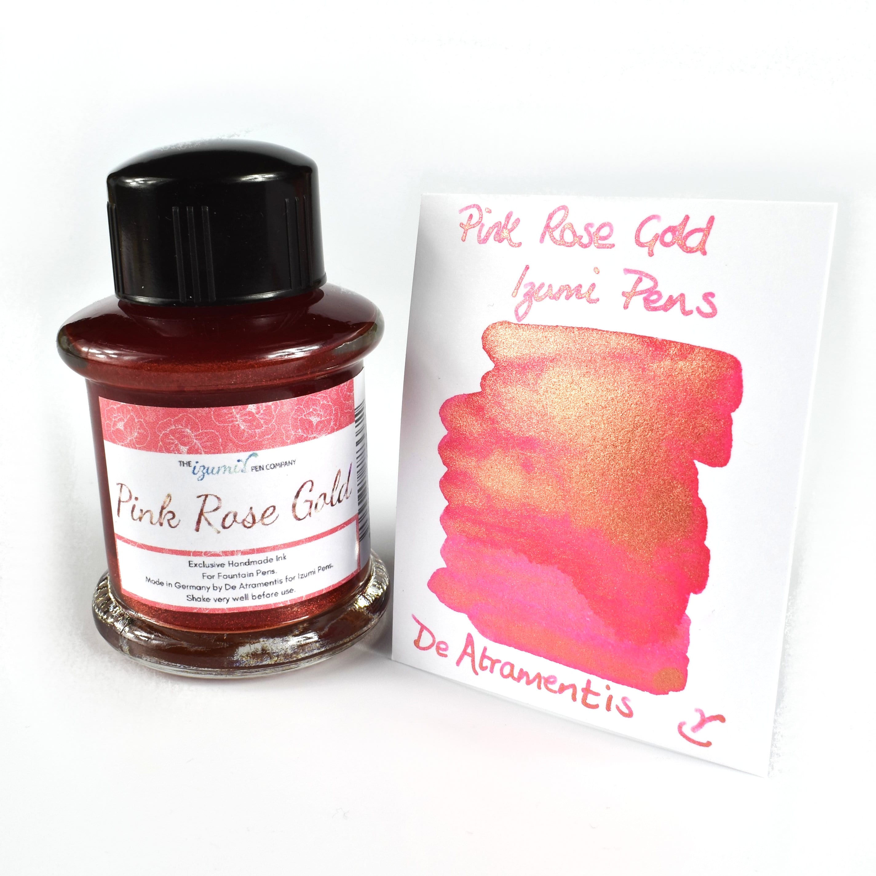 De Atramentis Pink Rose Gold Fountain Pen Ink Exclusive to Etsy UK
