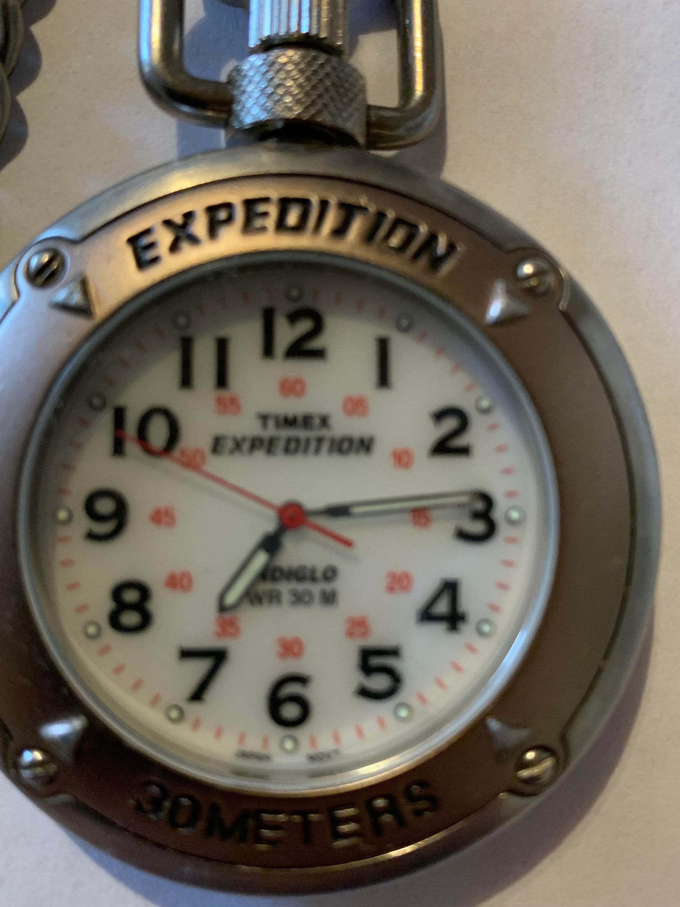 Timex expedition pocket watch outlet