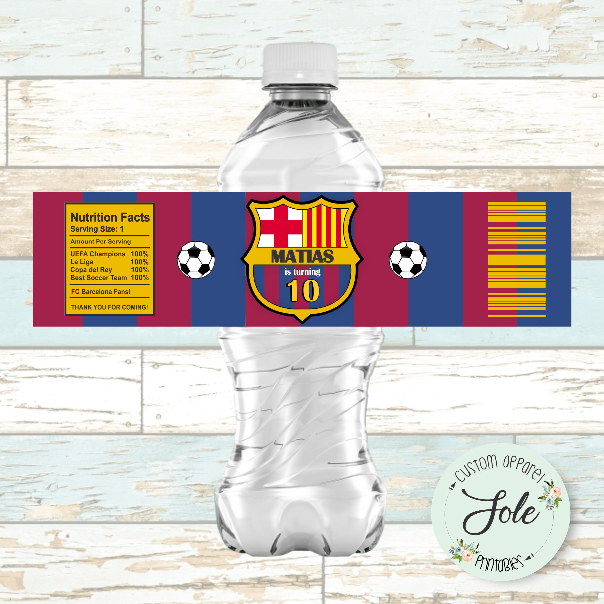 Oblea personalizada para tartas FC Barcelona Barça – Chipanga Artículos  personalizados