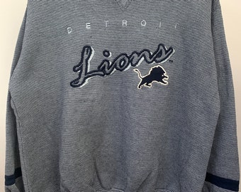 detroit lions vintage sweater