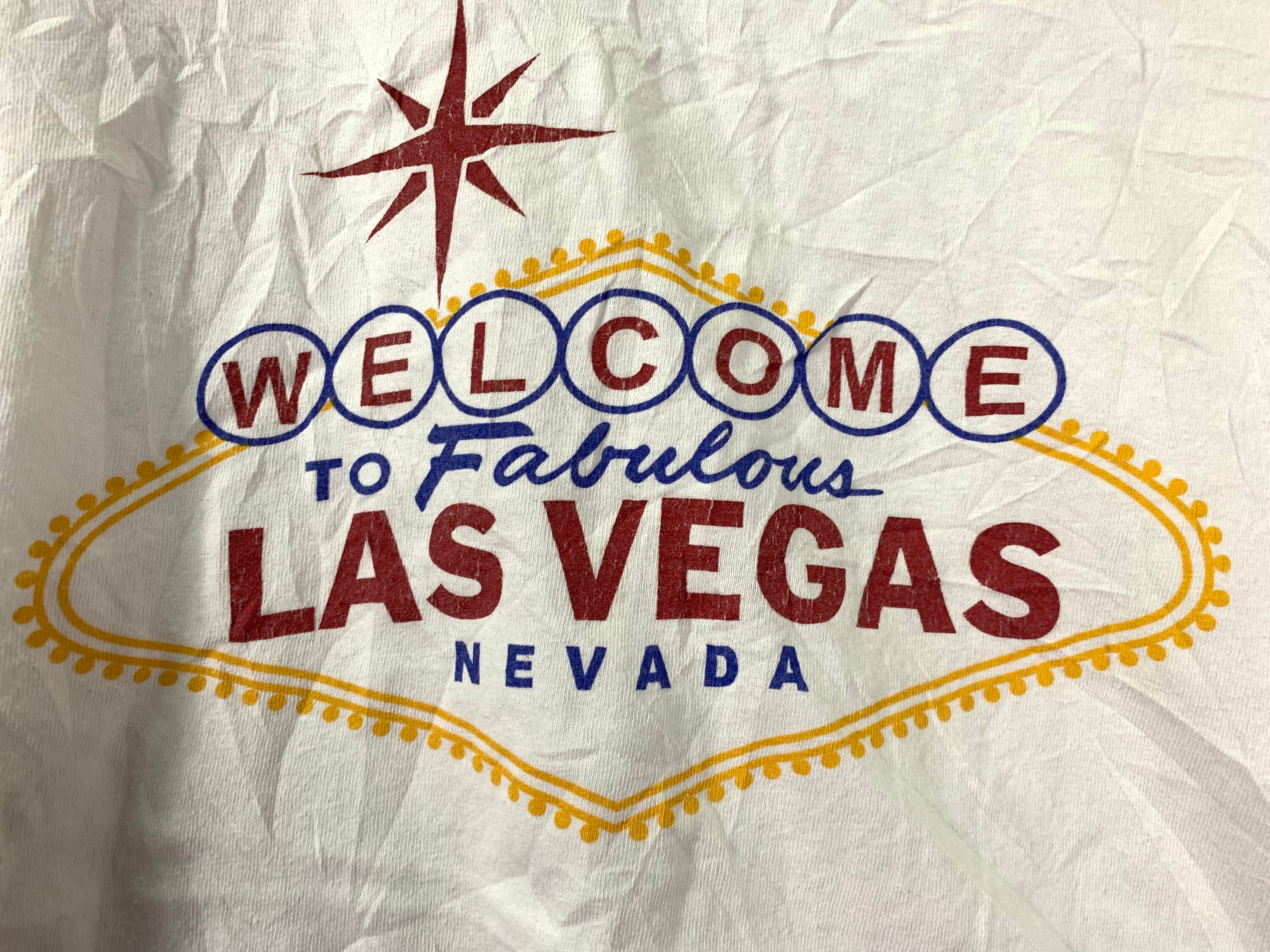 Vintage Las vegas TShirt size XL white Etsy