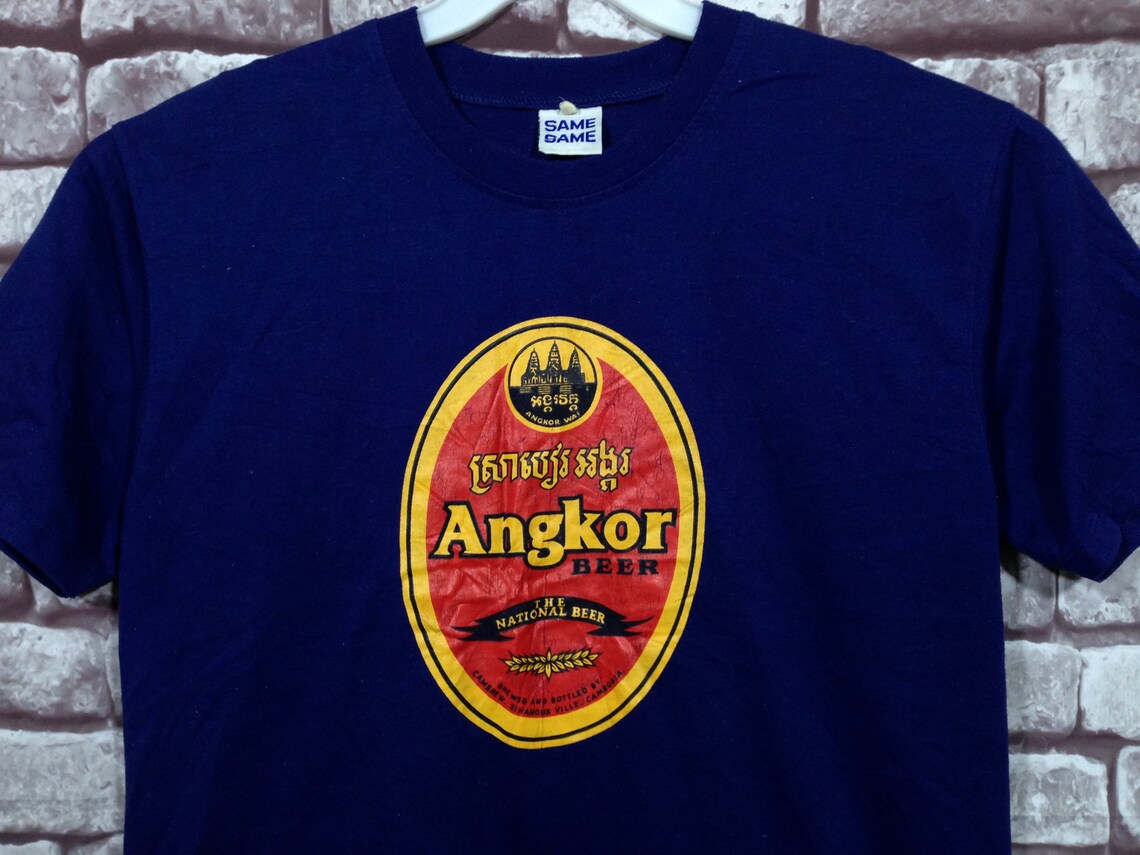Vintage angkor beer TShirt size M Etsy