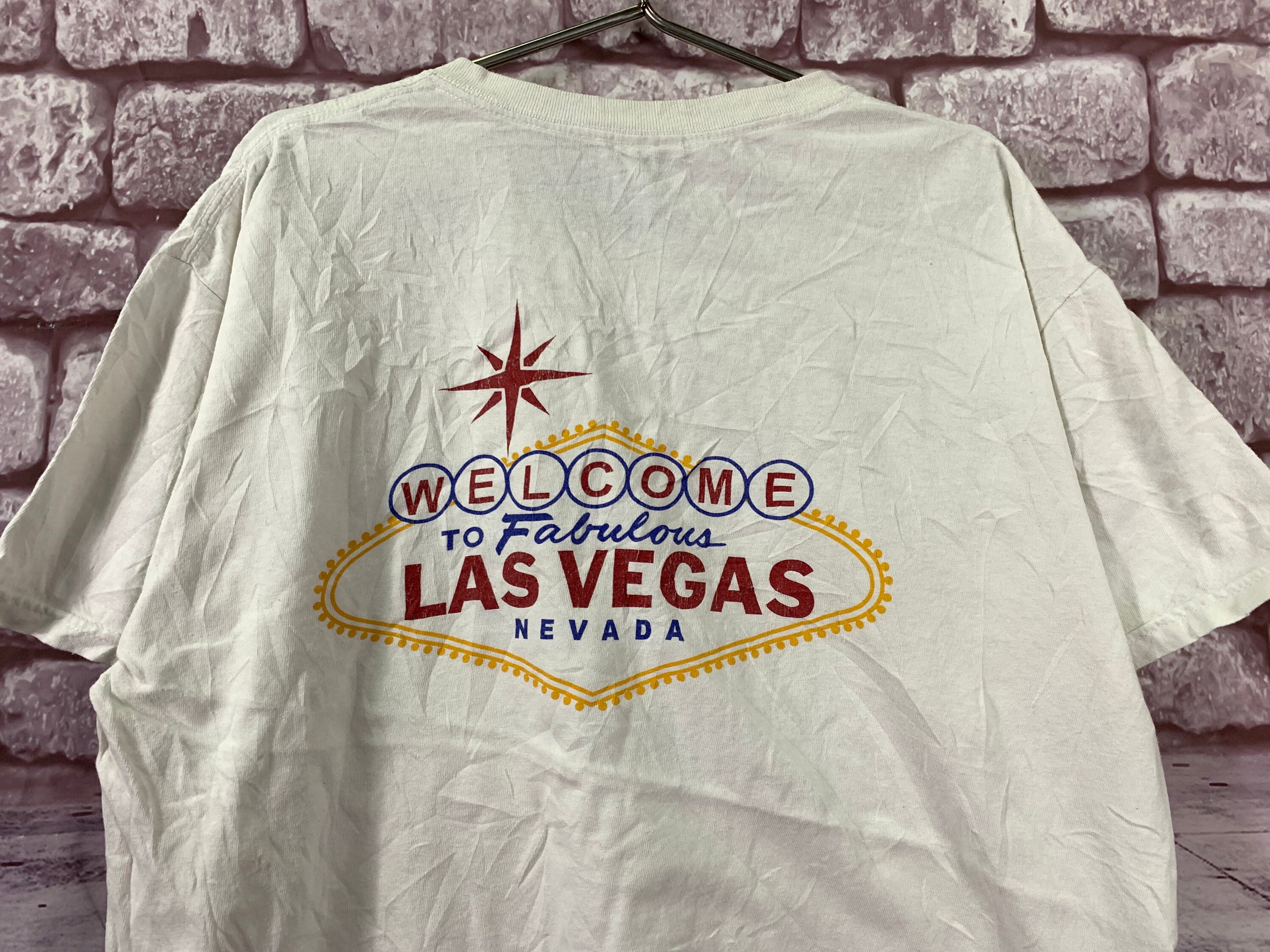 Vintage Las vegas TShirt size XL white Etsy