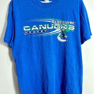Vintage NHL (Hanes) - Vancouver Canucks Big Logo T-Shirt 1993 X-Large