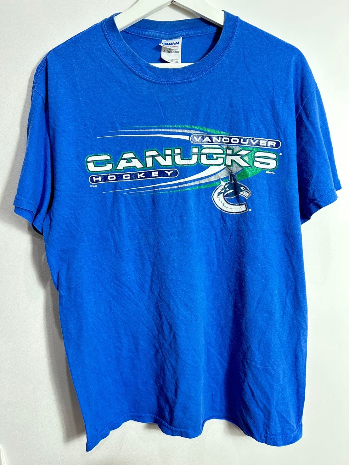 Vancouver Canucks Vintage Power Play 47 Vintage Tubular T Shirt 3D All Over  Print in 2023