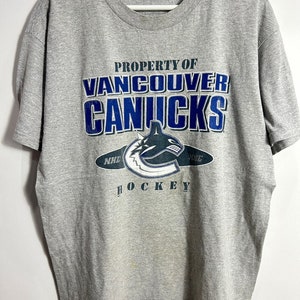 Vintage Canucks T-shirt, NHL Vancouver Canucks T-Shirt LB0889