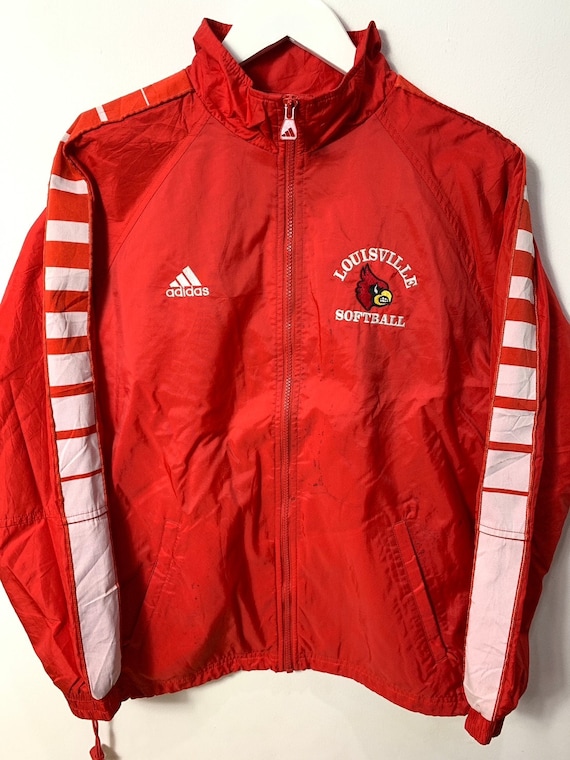 TNRacks Vtg Louisville Cardinals Adidas Jacket Size S