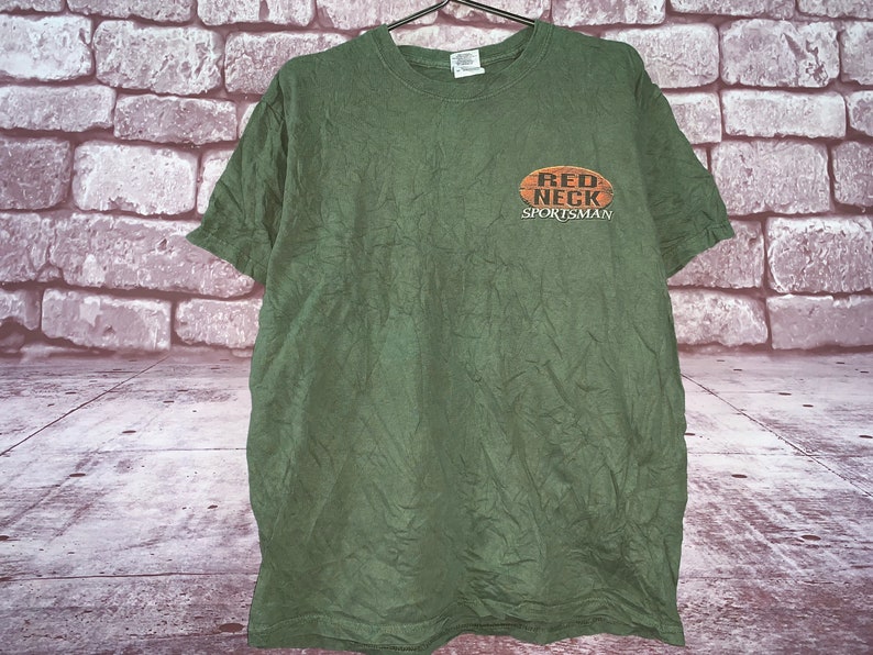 green Vintage Redneck T-Shirt size M