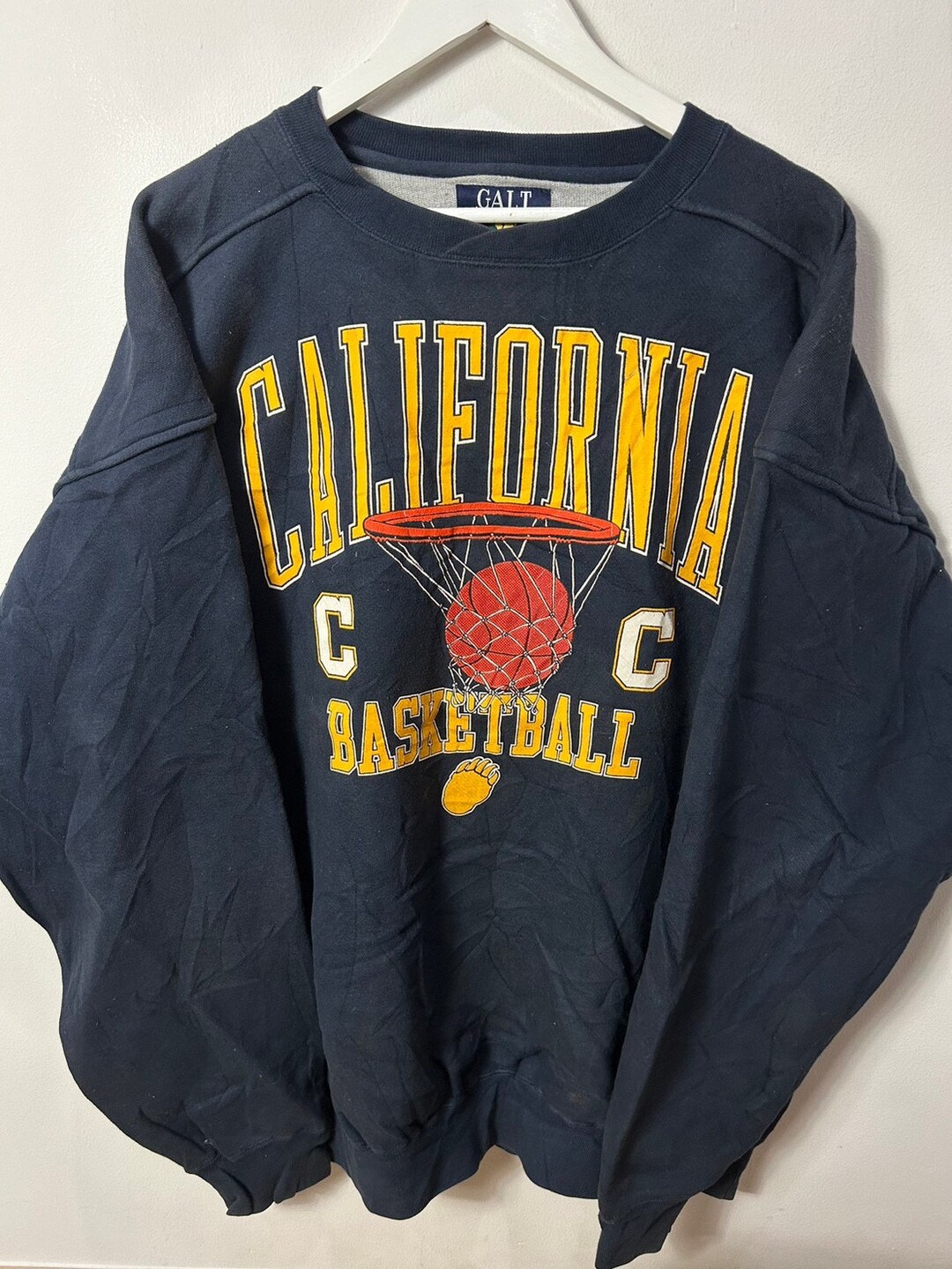 VTG 90s California Basketball Sweater Size XL Etsy