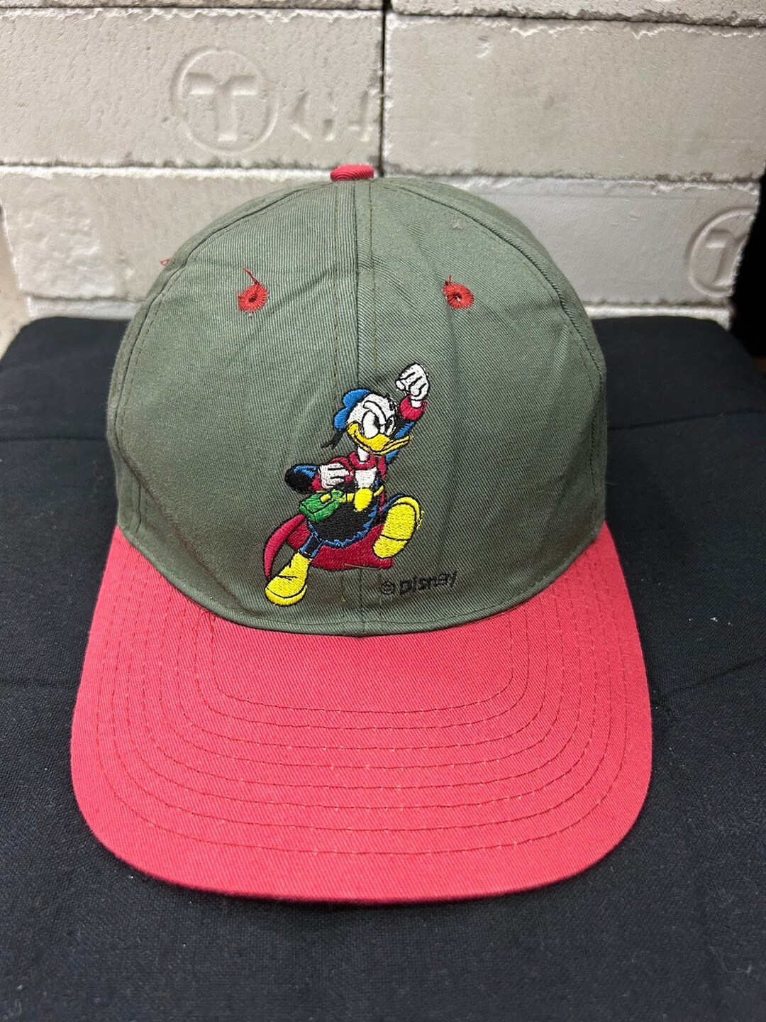 vtg-90s-donald-duck-cartoon-hat-size-adj-etsy