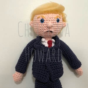 Donald Trump doll pattern