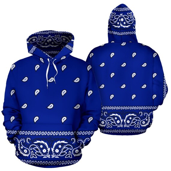 Blue 2024 hooded sweatshirt