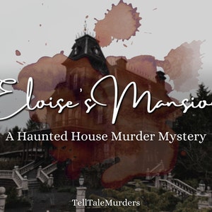 Haunted House Murder Mystery Party Kit for 9 to 14