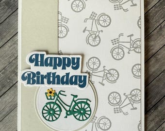 Happy Birthday Bicycle Card