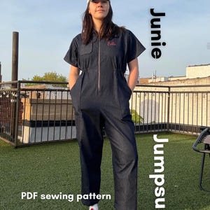 Junie Jumpsuit PDF Sewing Pattern | Size Inclusive