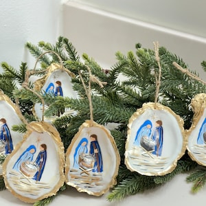 Hand Painted Oyster Shell
