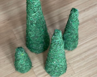 Moos-Weihnachtsbaum - künstliche Pflanze als Dekoration für Zuhause oder als Geschenk