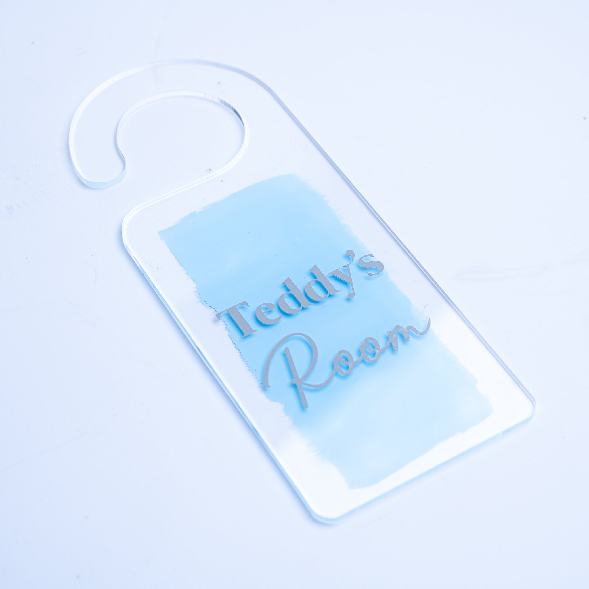 Personalised Acrylic Door Hanger For Kids Etsy