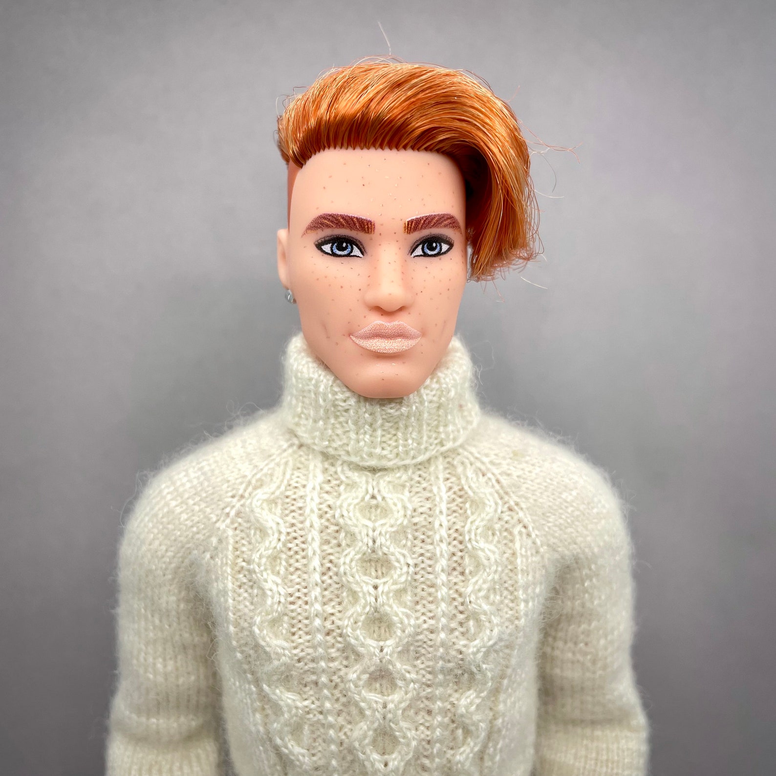 Pattern for doll Ken pullover Knitting Pattern 115 inch doll Etsy